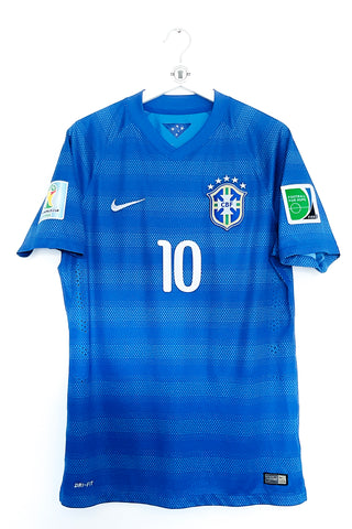 Brasilien 2014 Udebane #Neymar 10 #Authentic Large 9/10