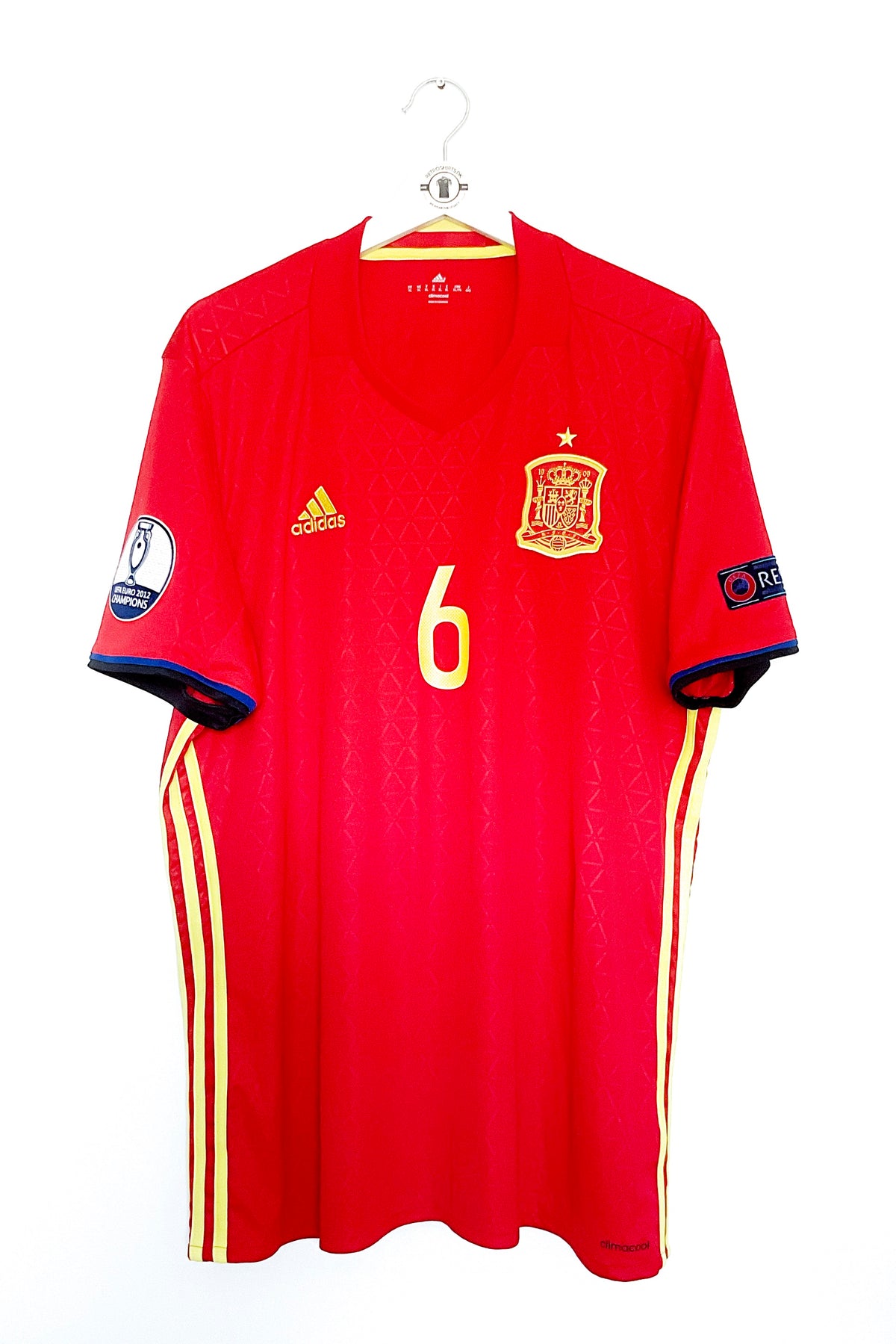 Spanien 2016 Hjemmebane #A.Iniesta 6 XL 9/10