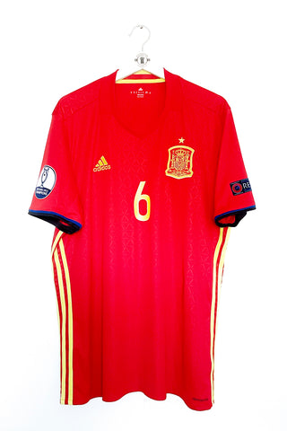Spanien 2016 Hjemmebane #A.Iniesta 6 XL 9/10