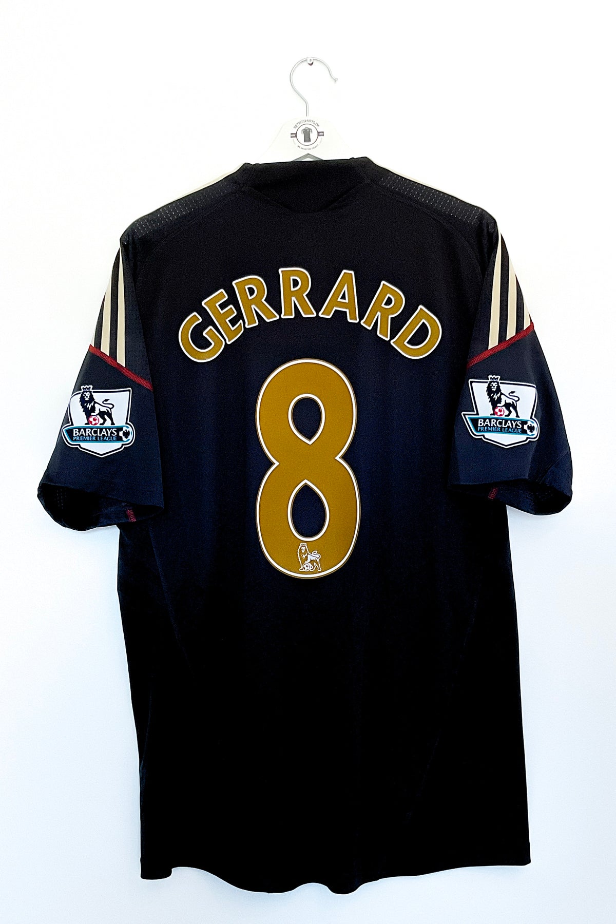 Liverpool 2009/2010 Udebane #Gerrard 8 Large 9/10