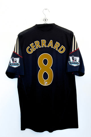Liverpool 2009/2010 Udebane #Gerrard 8 Large 9/10