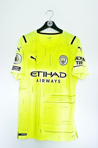 Manchester City 2021/2022 Målmandstrøje #Ederson M.31 #Matchworn XL 8/10