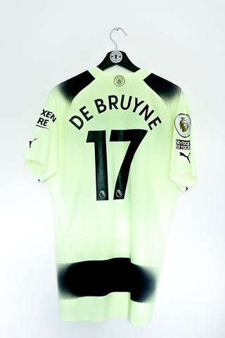 Manchester City 2022/2023 3.Trøje #De Bruyne 17 #Authentic Large 8/10