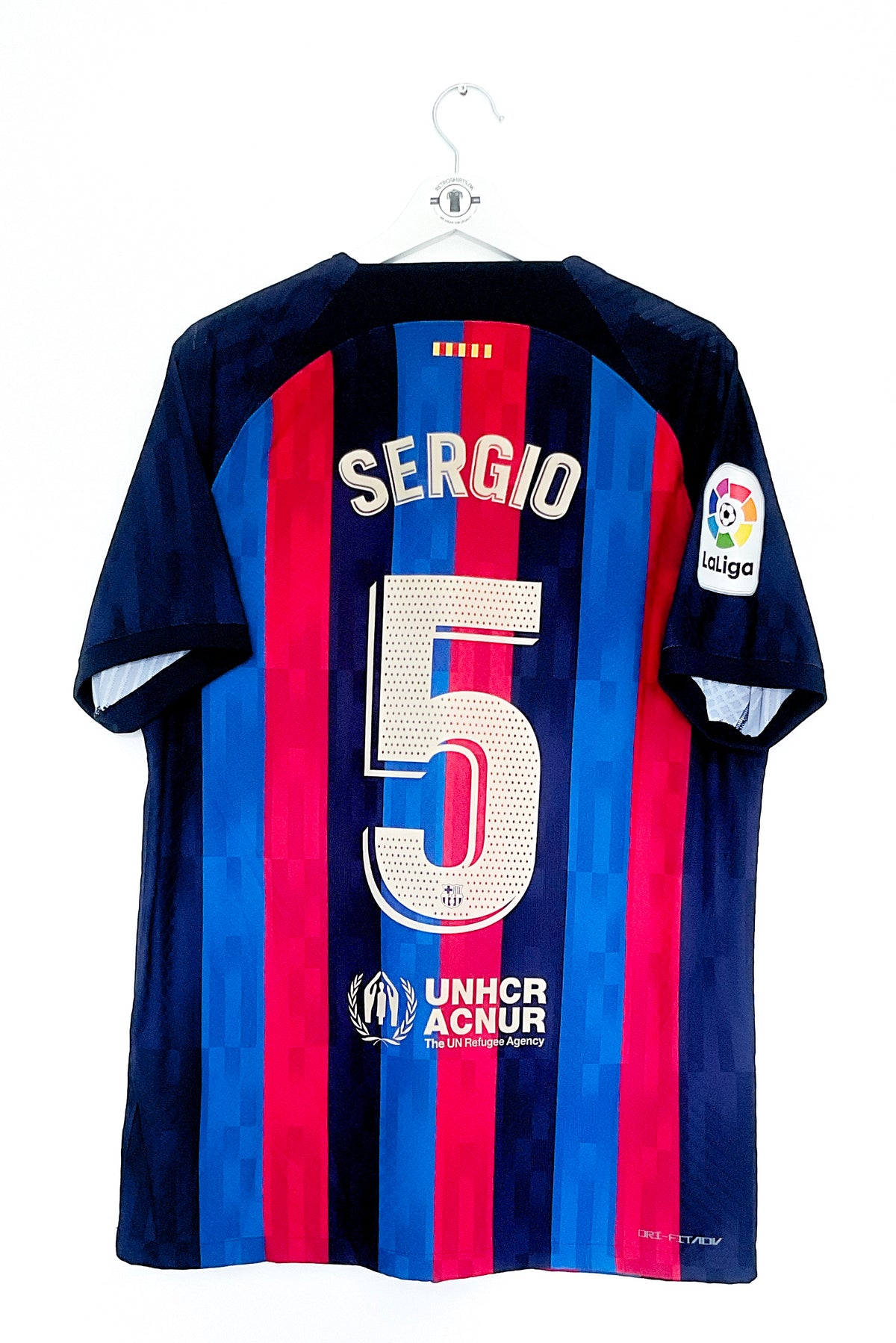 Barcelona 2022/2023 Hjemmebane #Sergio 5 #Authentic Large 9/10