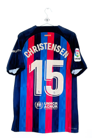 Barcelona 2022/2023 Hjemmebane #Christensen 15 #Authentic Large 9/10