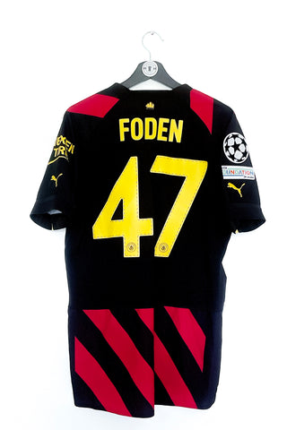 Manchester City 2022/2023 Udebane #Foden 47 #Authentic Large 9/10