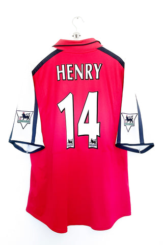 Arsenal 2000/2002 Hjemmebane #Henry 14 XL 8/10