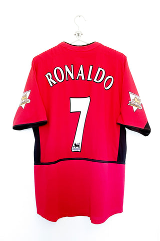 Manchester United 2002/2004 Hjemmebane #Ronaldo 7 XL 9/10