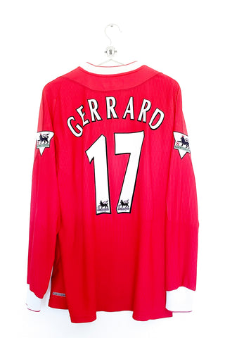 Liverpool 2002/2004 Hjemmebane #Gerrard 17 XL 9/10