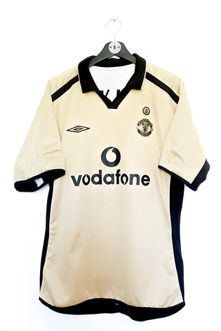 Manchester United 2001/2002 Udebane #Beckham 7 #Reversible Large 8/10
