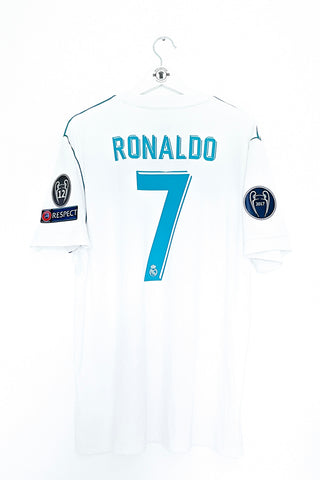 Real Madrid 2017/2018 Hjemmebane #Ronaldo 7 #Match details XL 8/10
