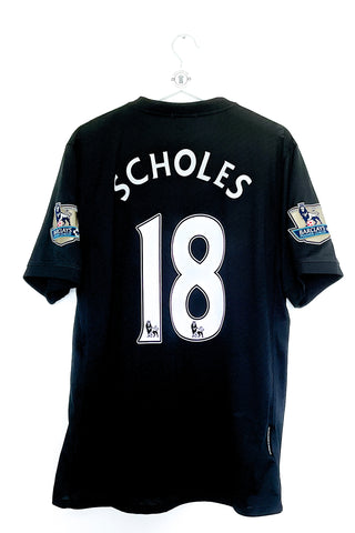 Manchester United 2009/2010 Hjemmebane #Scholes 18 Large 9/10