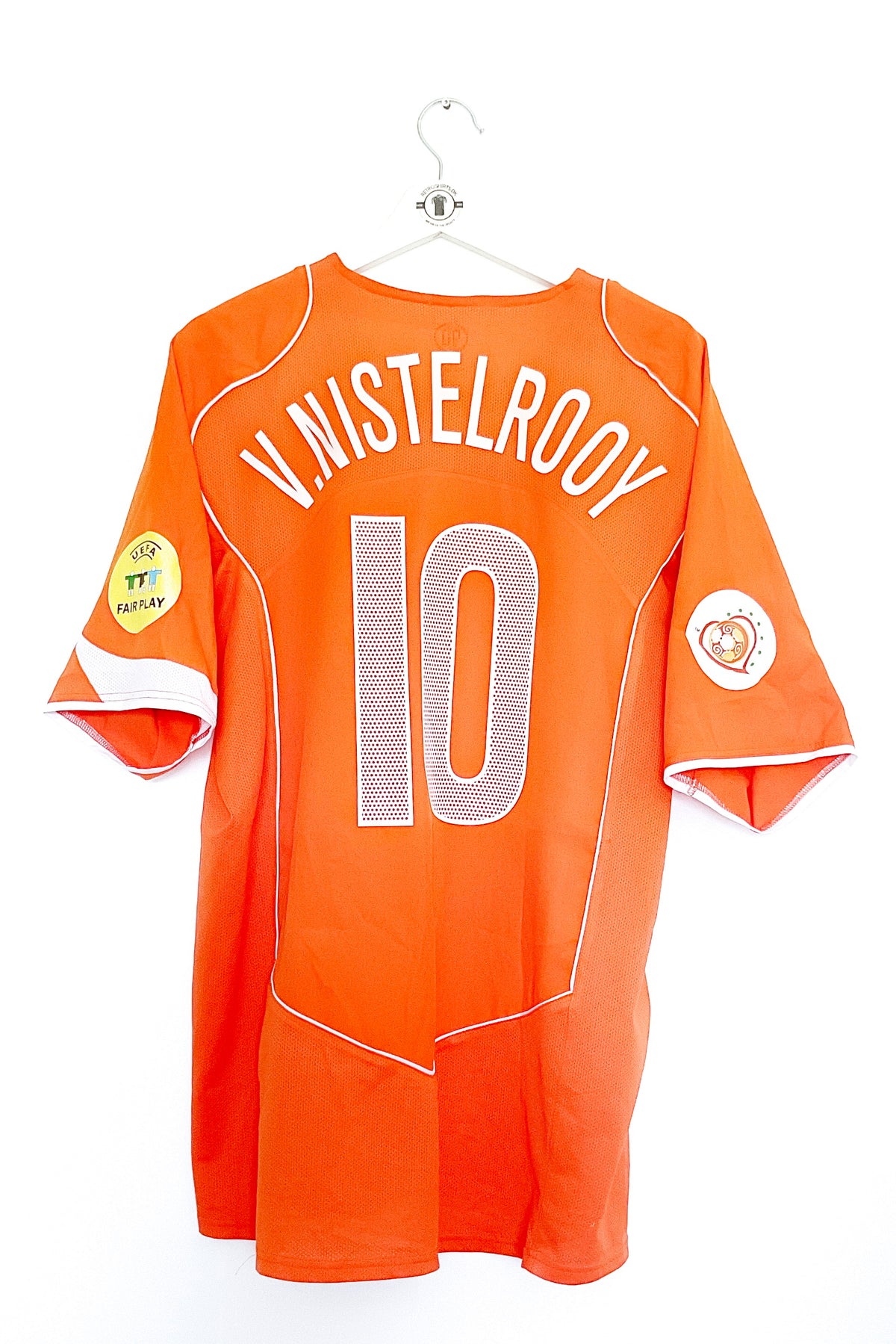 Holland 2004 Hjemmebane #V.Nistelrooy 10 #Match details XL 8/10