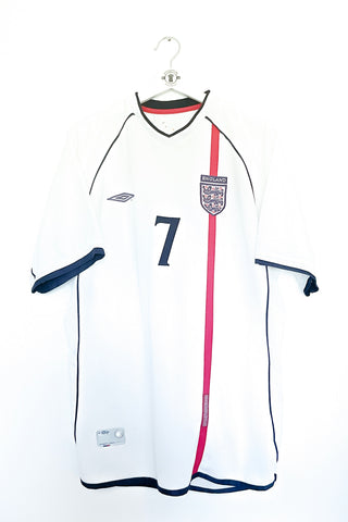 England 2002 Hjemmebane #Beckham 7 XL 9/10