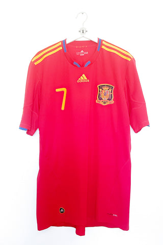 Spanien 2010 hjemmebane #David Villa 7 XL 9/10