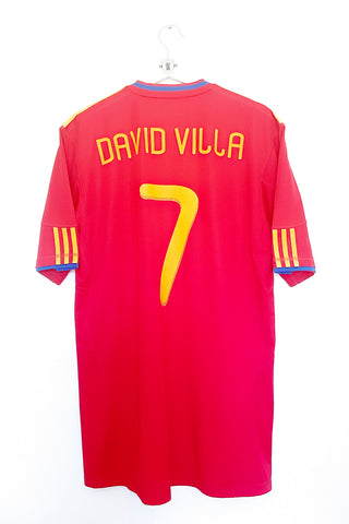 Spanien 2010 hjemmebane #David Villa 7 XL 9/10
