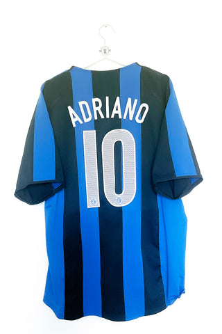 Inter Milan 2004/2005 Hjemmebane #Adriano 10 XL 8/10