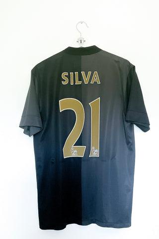 Manchester City 2013/2014 Udebane #Silva 21 Large 9/10