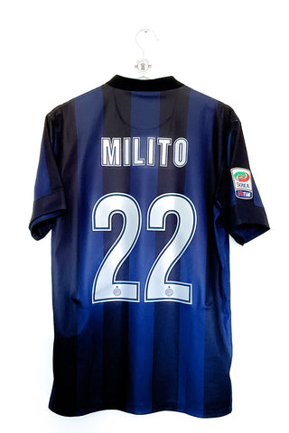 Inter Milan 2013/2014 Hjemmebane #Milito 22 Medium 8/10