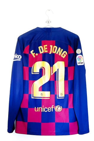 Barcelona 2019/2020 Hjemmebane #F.De Jong 21 #Match Details Medium 9/10