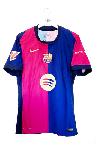Barcelona 2024/2025 Hjemmebane #Lamine Yamal 19 #Authentic Small 9/10