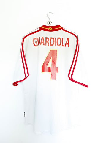 Spanien 2000 3.Trøje #Guardiola 4 XL 7/10