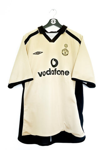 Manchester United 2001/2002 Udebane #Beckham 7 #Reversible XL 8/10
