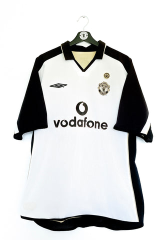 Manchester United 2001/2002 Udebane #Beckham 7 #Reversible XL 8/10