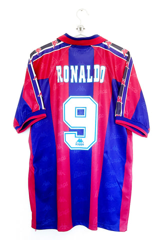Barcelona 1995/1997 Hjemmebanetrøje #Ronaldo 9 XL 9/10