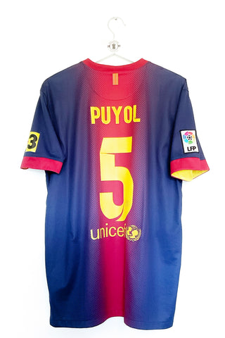 Barcelona 2012/2013 Hjemmebane #Puyol 5 Large 9/10