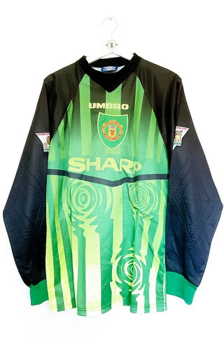 Manchester United 1997/1998 Målmandstrøje #Schmeichel 1 Medium 8/10