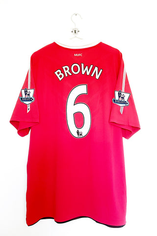 Manchester United 2010/2011 Hjemmebane #Brown 6 XXL 8/10