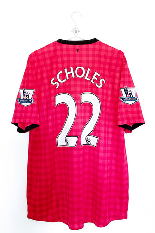 Manchester United 2012/2013 Hjemmebane #Scholes 18 XL 8/10