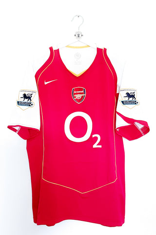 Arsenal 2004/2005 Hjemmebane #Bergkamp 10 Large 9/10