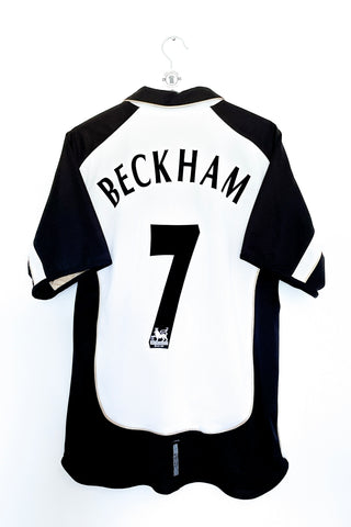Manchester United 2001/2002 Udebane #Beckham 7 #Reversible Medium 7/10