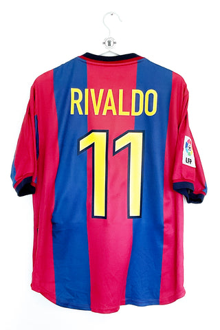 Barcelona 1998/1999 Hjemmebane #Rivaldo 11 Medium 8/10