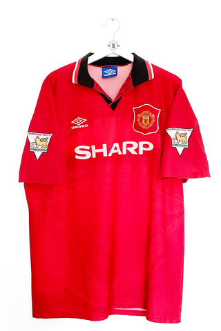 Manchester United 1994/1996 Hjemmebane #Beckham 24 XL 9/10
