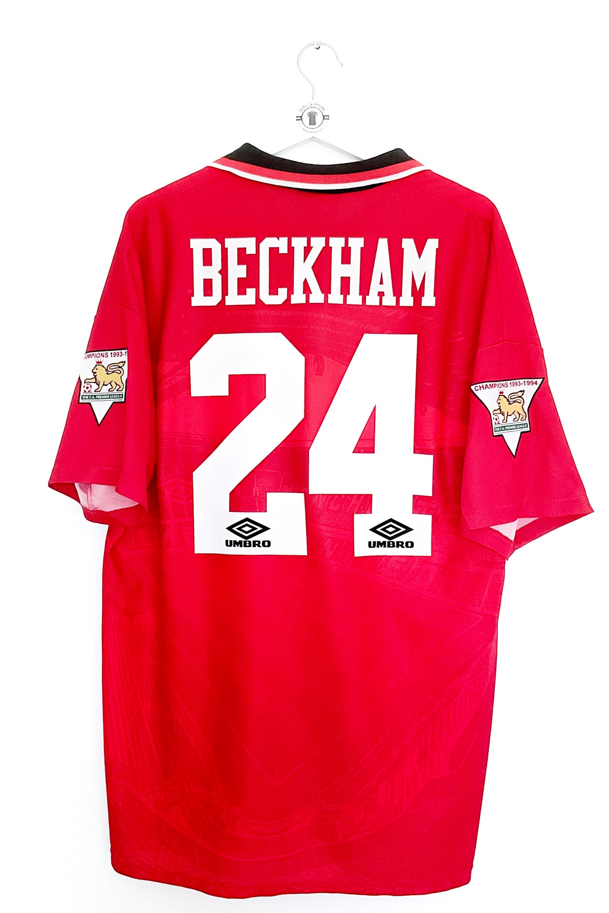 Manchester United 1994/1996 Hjemmebane #Beckham 24 XL 9/10