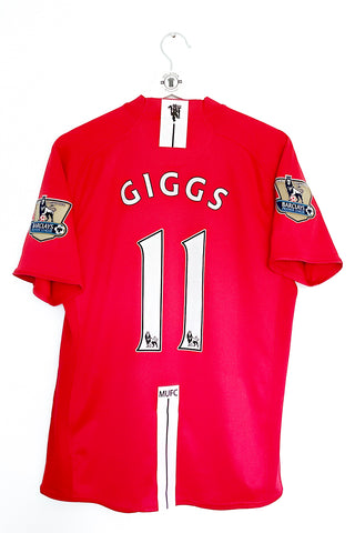 Manchester United 2007/2009 Hjemmebane #Giggs 11 Medium 8/10