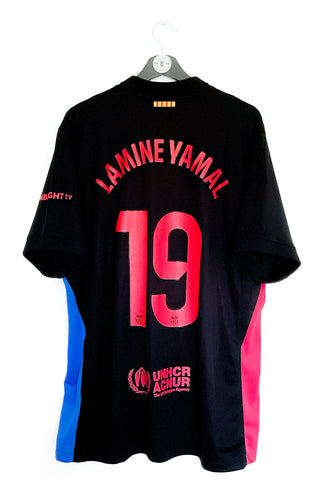 Barcelona 2024/2025 Udebane #Lamine Yamal 19 XL 9/10
