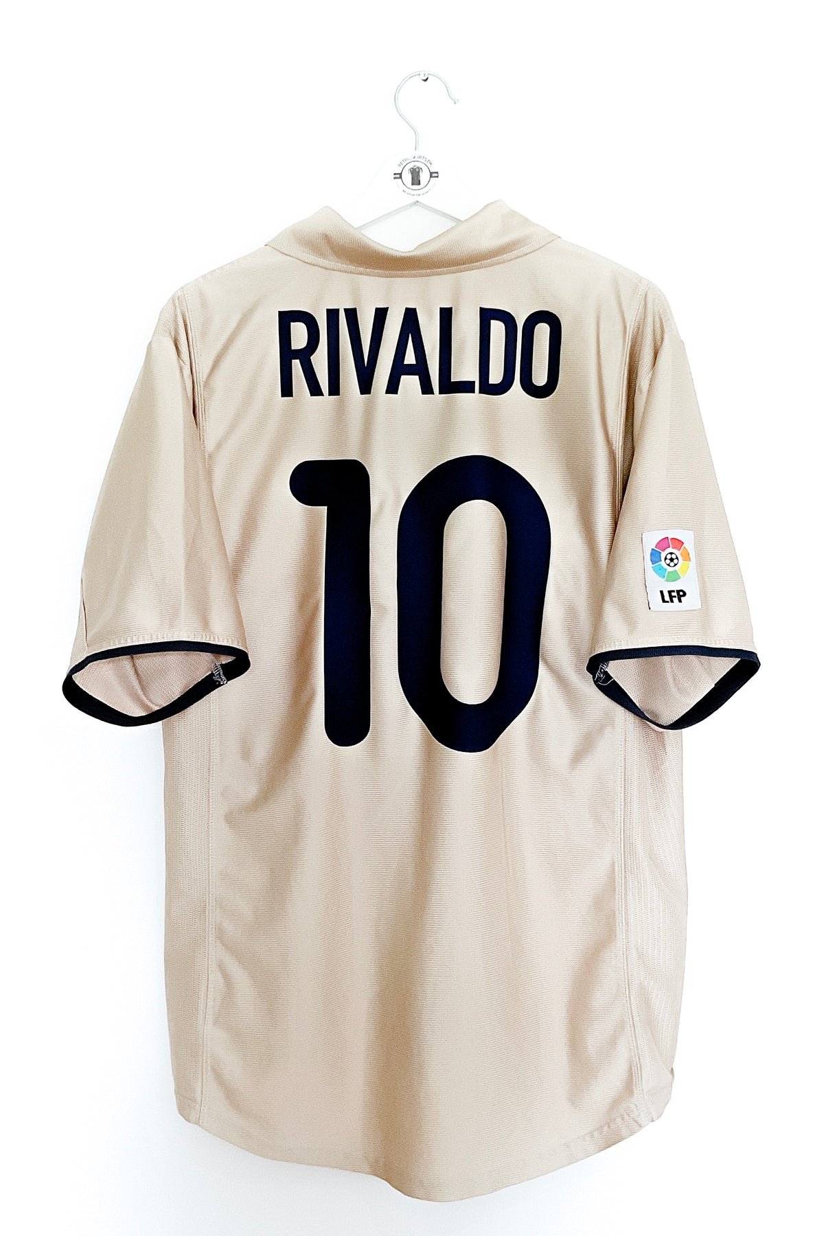 Barcelona 2001/2003 Udebanetrøje #Rivaldo 10 Large 8/10