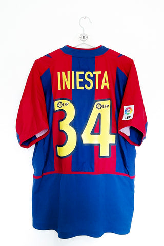 Barcelona 2002/2003 Hjemmebane #Iniesta Large 9/10