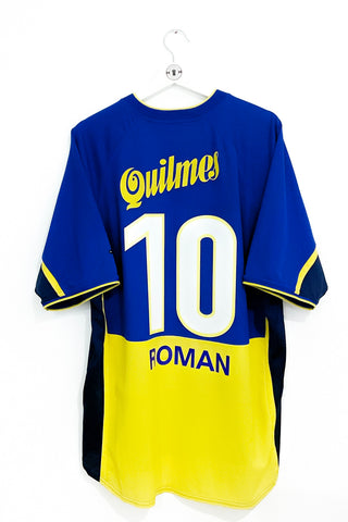 Boca Juniors 2001/2002 Hjemmebane #Roman 10 XL 9/10