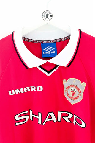 Manchester United 1998/1999 Hjemmebane #Yorke 19 #Matchworn XL 9/10