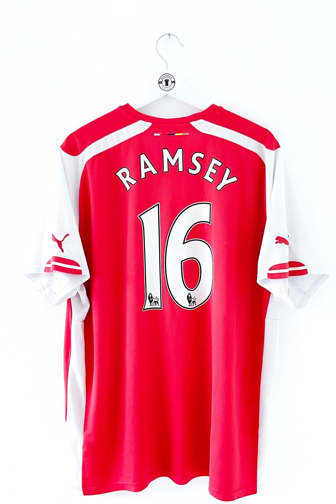 Arsenal 2014/2015 Hjemmebane #Ramsey 16 XXL 9/10 - Retroshirts.dk