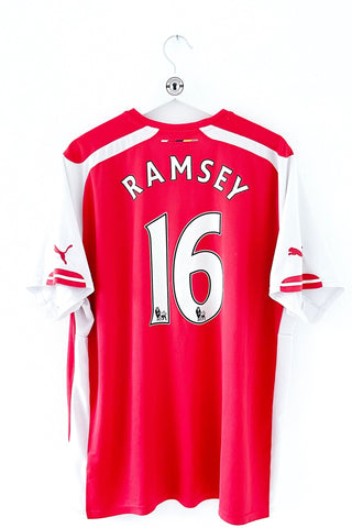 Arsenal 2014/2015 Hjemmebane #Ramsey 16 XXL 9/10 - Retroshirts.dk