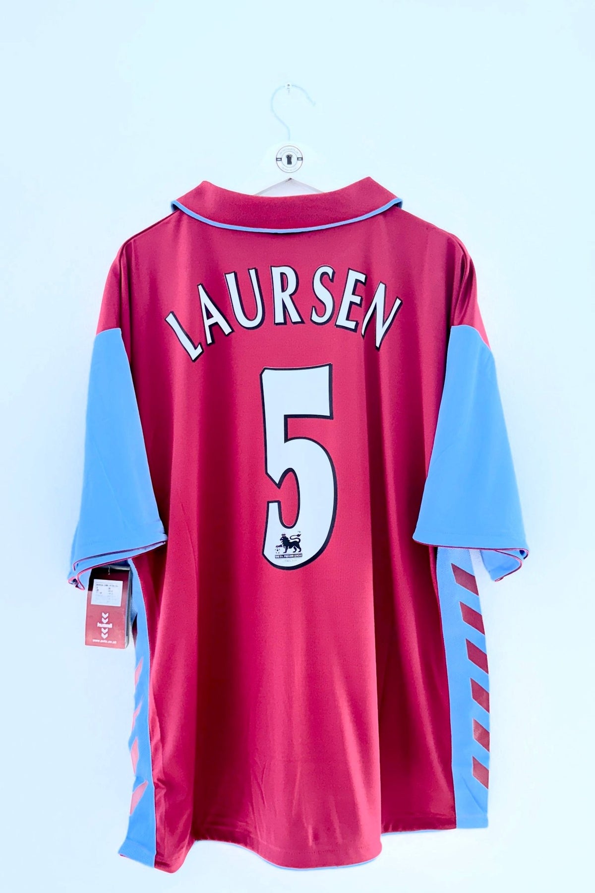 Aston Villa 2006/2007 Hjemmebane #Laursen 5 XL 10/10 - Retroshirts.dk