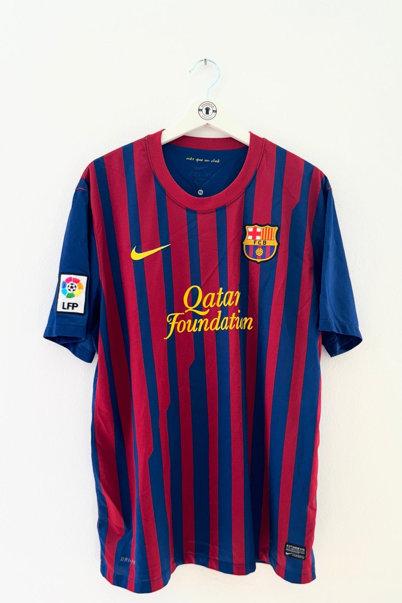 Barcelona 2011/2012 Hjemmebane #David Villa 7 XL 8/10 - Retroshirts.dk