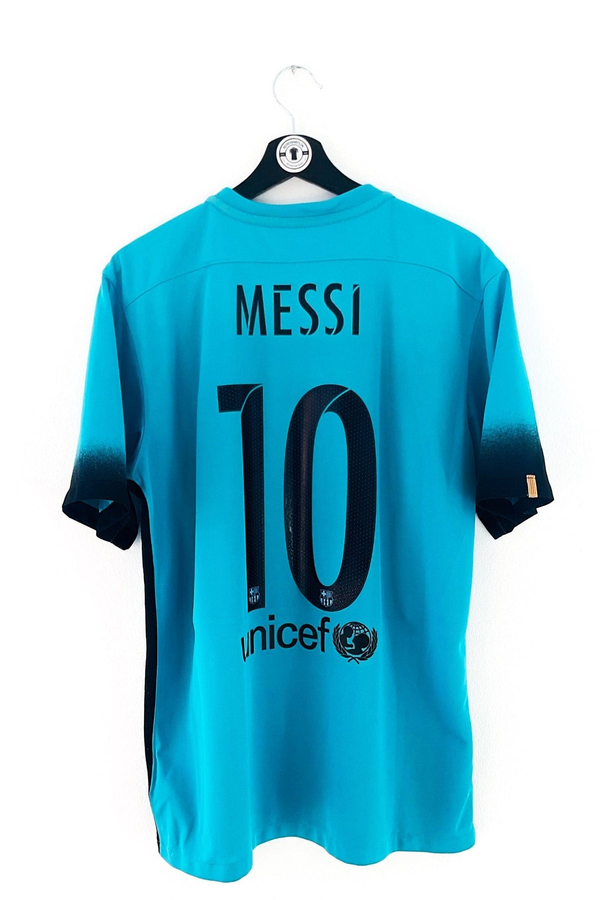 Barcelona 2015/2016 3.Trøje #Messi 10 Large 8/10 - Retroshirts.dk