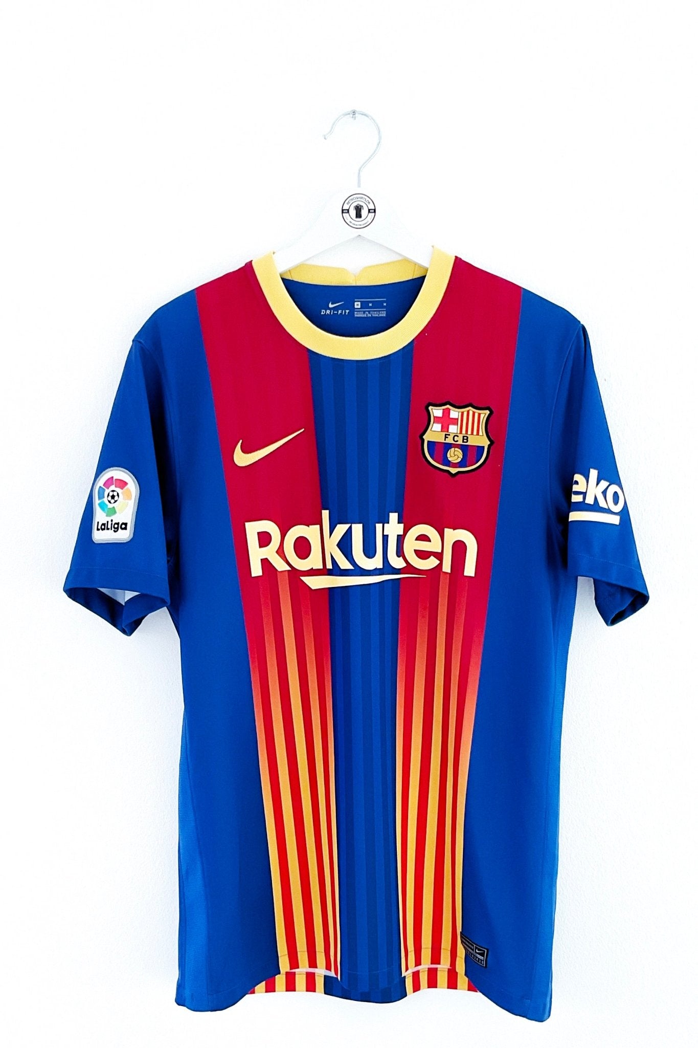 Barcelona 2020/2021 Special El Clasico #F. De Jong 21 Medium 9/10 - Retroshirts.dk